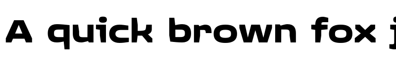 Preview of QuagmireExtended Bold font