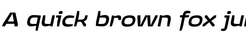 Preview of QuagmireExtended Medium Italic font