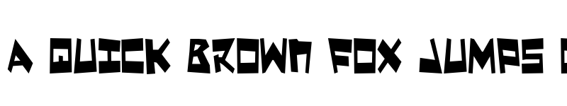 Preview of Quake & Shake Condensed Condensed font