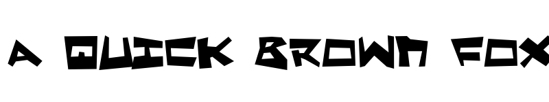 Preview of Quake & Shake Max Max font