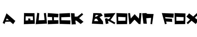 Preview of Quake & Shake Regular font