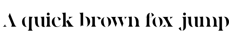 Preview of Quakiez Display font
