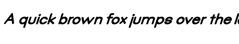 Preview of Qualio black italic Regular font