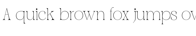 Preview of Quantica Regular font