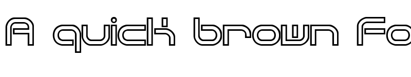 Preview of Quantum Flat Hollow (BRK) Regular font
