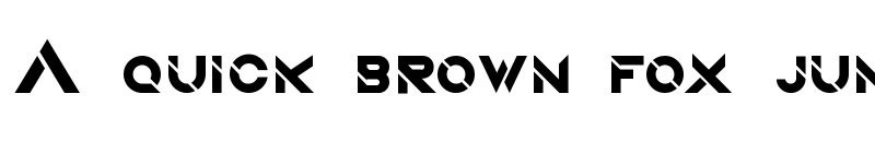 Preview of Quantum Regular font