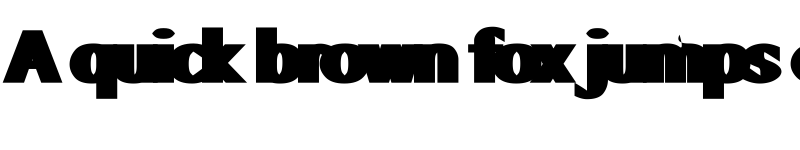 Preview of quardratic Black font