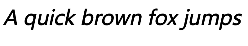 Preview of quardratic Bold Italic font