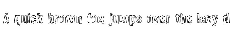 Preview of Quarrystone Outline Regular font