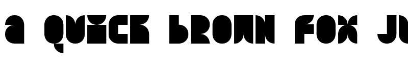 Preview of Quarterround Solid font