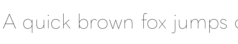 Preview of Quasimoda HairLine font