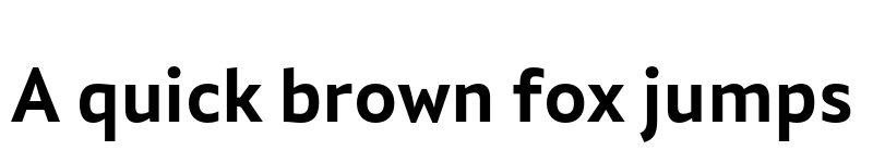 Preview of Quat ExtraBold font