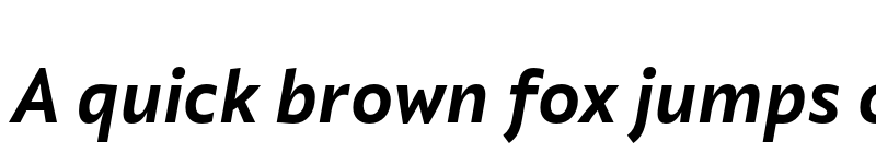 Preview of Quat ExtraBoldItalic font