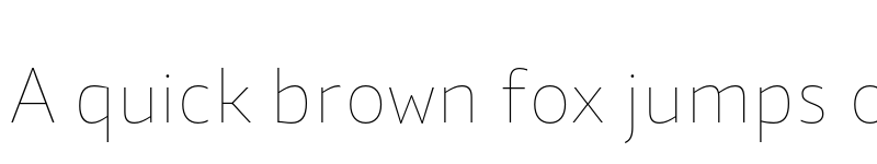 Preview of Quat Hairline font