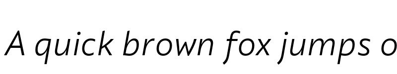 Preview of Quat Italic font