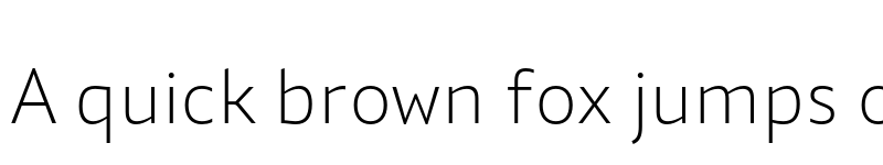 Preview of Quat Light font