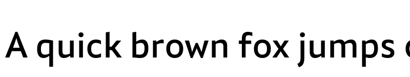 Preview of Quat SemiBold font