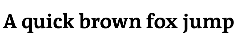 Preview of QuaText Trial Bold font
