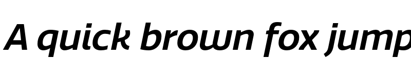 Preview of Quatro SemiBold Italic font