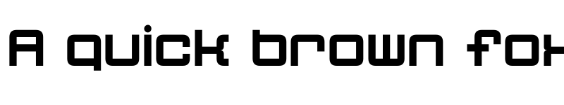 Preview of Quatron Regular font