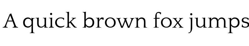 Preview of Quattrocento Regular font