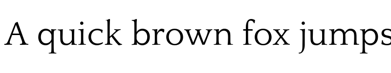 Preview of Quattrocento Roman Regular font