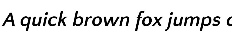 Preview of Quattrocento Sans Bold Italic font
