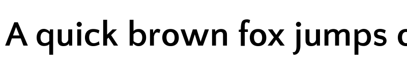 Preview of Quattrocento Sans Bold font