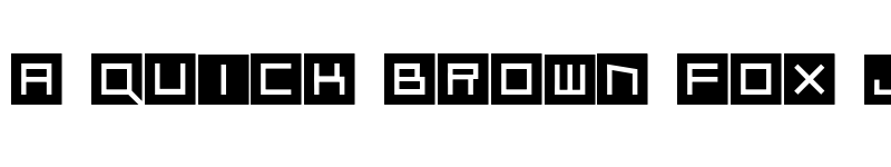 Preview of Qubix Regular font