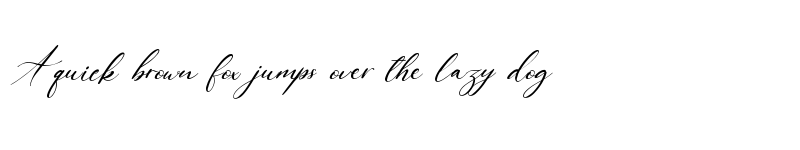 Preview of Queen Signature Italic font