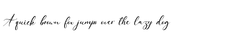 Preview of Queen Signature Regular font