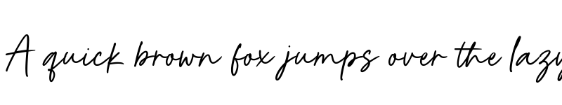 Preview of Queen Smoothie Regular font