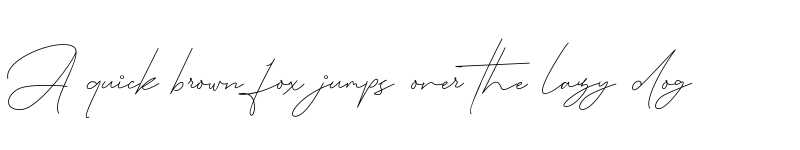 Preview of Queenstown Signature Regular font