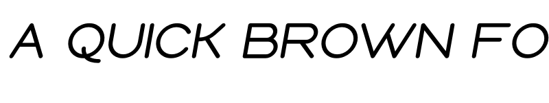 Preview of Queental Bold Italic font