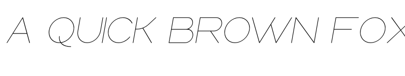 Preview of Queental Light Italic font