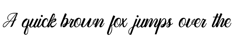Preview of Quennsland Script font