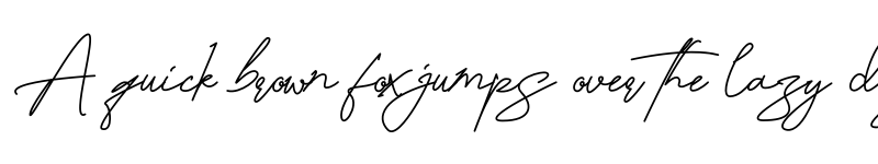 Preview of QuentineAntelope Regular font