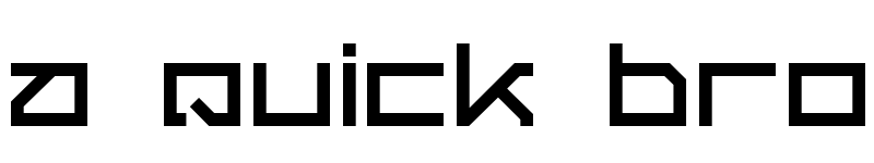 Preview of Quer Regular font