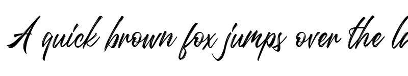 Preview of Questario Brush font