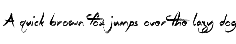 Preview of Questionary Regular font