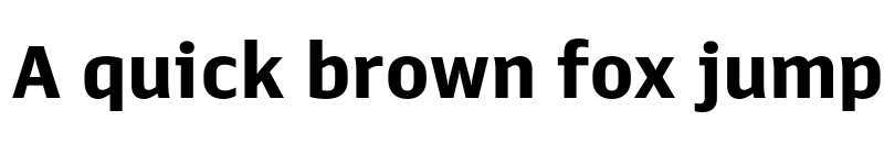 Preview of Queue Bold font