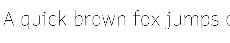 Preview of Queue Thin font