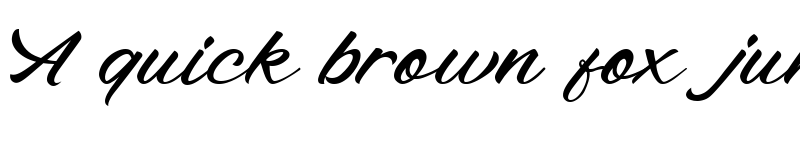 Preview of Quffe Free Regular font