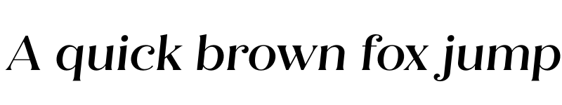 Preview of Quiche Flare Medium Italic font