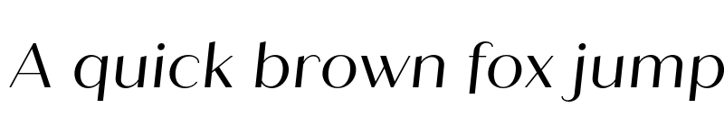 Preview of Quiche Sans Italic font