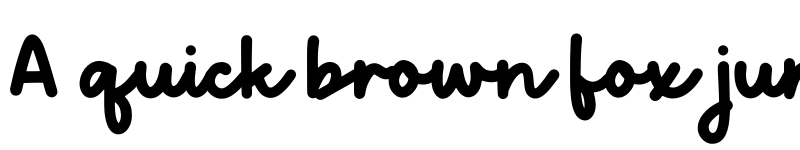 Preview of Quichflour Demo Regular font