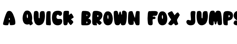 Preview of Quick Jelly Regular font
