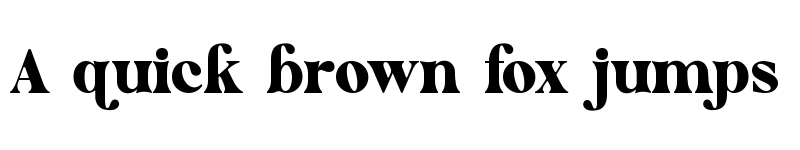 Preview of Quick Peachy Regular font