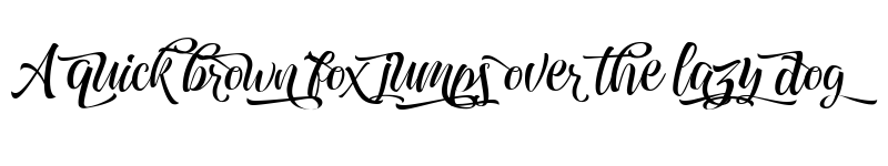 Preview of Quickers Regular font