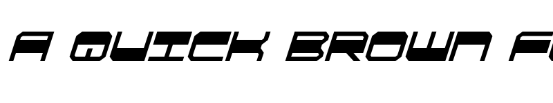 Preview of QuickGear Condensed Italic Condensed Italic font